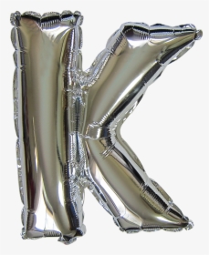 Alphabet Balloons - Foil Balloon K Silver, HD Png Download, Transparent PNG
