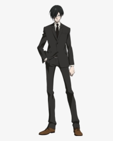 OC Character Demon Mask boy anime character in black suit illustration  transparent background PNG clipart  HiClipart
