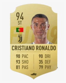 Ronaldo Fifa 19 Card, HD Png Download, Transparent PNG