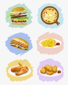 Hand Painted Original Anime Vector Food Fast Food Foreign - Anime Hand Pulled Noodles, HD Png Download, Transparent PNG