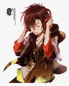 Anime Boy With Brown Hair, HD Png Download, Transparent PNG