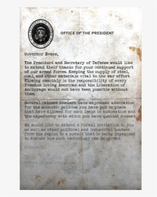 F76 Letter From The Prez - Fallout 76 Presidential Seal, HD Png Download, Transparent PNG