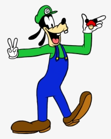Goofy Clipart For Download Free - Donald Duck And Luigi, HD Png Download, Transparent PNG
