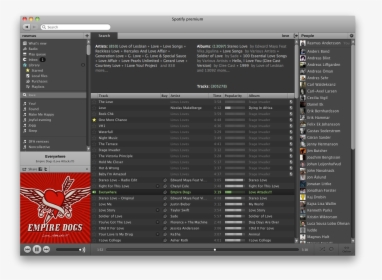 Old Spotify Layout, HD Png Download, Transparent PNG