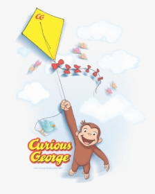 Curious George Flight Men S Long Sleeve T-shirt - Cartoon, HD Png Download, Transparent PNG