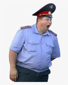 Personfat Russian Policeman - Fat Policeman Transparent, HD Png Download, Transparent PNG