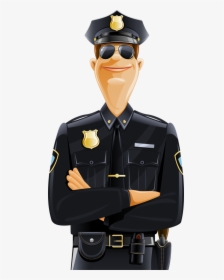 Transparent Police Clip Art - Good Police Officer Clipart, HD Png Download, Transparent PNG