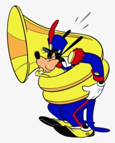 Tuba Goofy Music Clipart - Tuba Player Clipart, HD Png Download, Transparent PNG