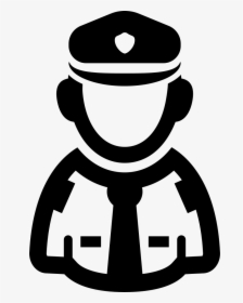 Policeman - Pilot Icon Png, Transparent Png, Transparent PNG