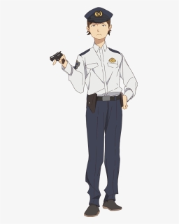 Zombieland Saga Cop - Anime Policeman Full Body, HD Png Download, Transparent PNG