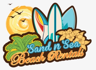 Sand N Sea Beach Rentals - Florida Surfing Clip Art, HD Png Download, Transparent PNG