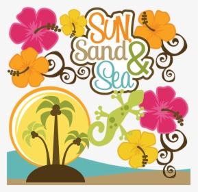 Sun Sand And Sea Cliparts, HD Png Download, Transparent PNG