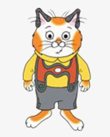 Curious George And Huckle Cat , Png Download - Busy World Of Richard Scarry Huckle Cat, Transparent Png, Transparent PNG