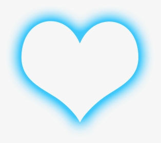 Clip Art Glow Hearts - White Glowing Heart Png, Transparent Png, Transparent PNG