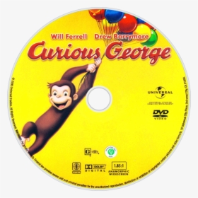 Curious George Dvd Disc Image - Curious George Full Screen Dvd, HD Png Download, Transparent PNG