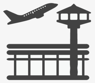 Airporticon Transbg - Airport Clipart Png, Transparent Png, Transparent PNG