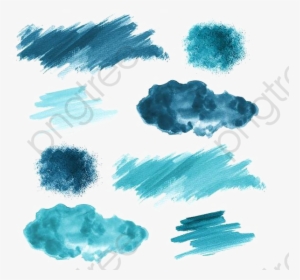 Blue Watercolor Clipart Ink - Watercolor Soft Texture Png, Transparent Png, Transparent PNG