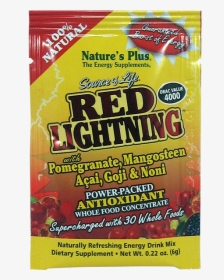 Natures Plus Source Of Life Red Lightning Packet 1, HD Png Download, Transparent PNG