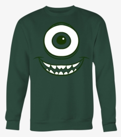 Monsters Inc Mike Wazowski T-shirt - Long-sleeved T-shirt, HD Png Download, Transparent PNG