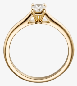 Cartier-ring - Gold Transparent Engagement Ring Png, Png Download, Transparent PNG