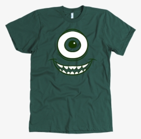 Monsters Inc Mike Wazowski T-shirt - T-shirt, HD Png Download, Transparent PNG