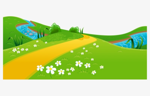 Meadow And River Png - Meadow Clipart, Transparent Png, Transparent PNG