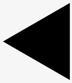 File - Trianglearrow-left - Svg - Wikimedia Commons - Triangle Arrow Left, HD Png Download, Transparent PNG