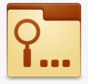 Places Folder Saved Search Icon - Save Data Utility Icon, HD Png Download, Transparent PNG