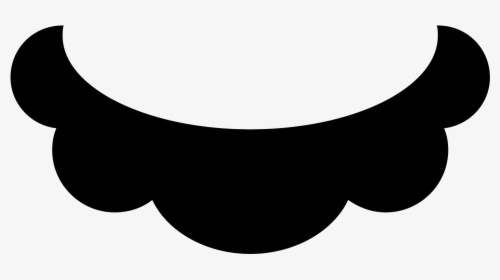 Mario Mustache Filled Icon - Bigote De Mario Bros, HD Png Download, Transparent PNG