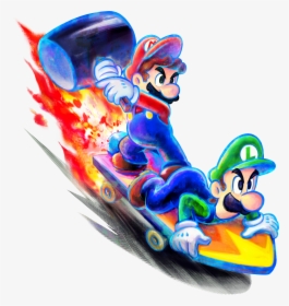 Mario And Luigi Dream Team Artwork, HD Png Download, Transparent PNG