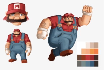 Mario Without A Moustache, HD Png Download, Transparent PNG