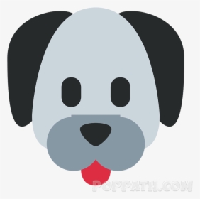 Pug Emoji Puppy Poodle Pet - Dog Face Icon Png, Transparent Png, Transparent PNG