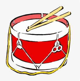 Line Drawing Of Red Drum - Drums Drawing Png, Transparent Png, Transparent PNG
