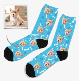 Photo Socks, Custom Dog Face Socks - Sock, HD Png Download, Transparent PNG