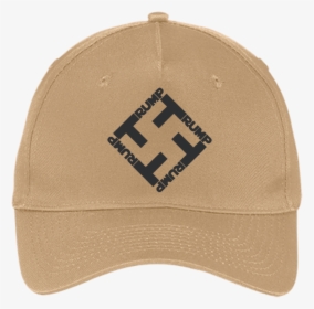 Anti Trump Nazi Swastika Five Panel Twill Cap Khaki, HD Png Download, Transparent PNG