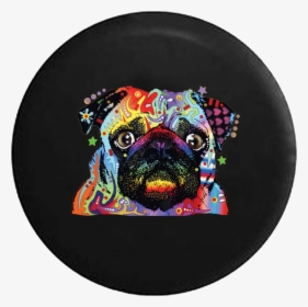 Transparent Dog Face Png - Dog Colors Neon, Png Download, Transparent PNG