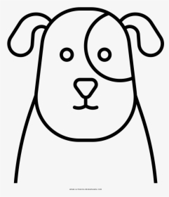 Dog Face Coloring Page - Coloring Picture Of Dog Face, HD Png Download, Transparent PNG
