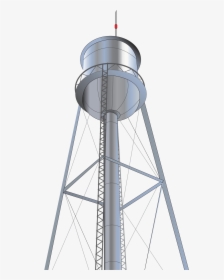 Water Tower Clip Art Png Free - Steel Structure Water Tank Png, Transparent Png, Transparent PNG