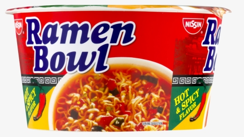 Ramen Bowl Nissin , Png Download - Hot And Spicy Nissin, Transparent Png, Transparent PNG