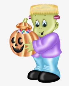 Frankenstein Clipart Baby - Cartoon, HD Png Download, Transparent PNG
