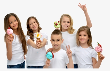 People Eating Ice Cream Png, Transparent Png, Transparent PNG