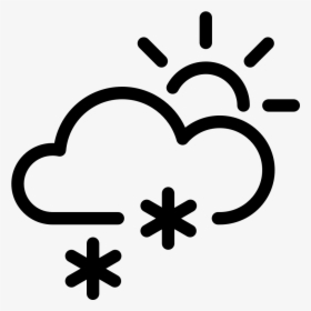Transparent Snow Icon Png - Rain And Sun Icon, Png Download, Transparent PNG