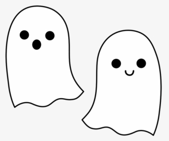 Ghost Cartoon Cute Clipart Free Images Transparent - Cute Ghost Coloring Pages, HD Png Download, Transparent PNG