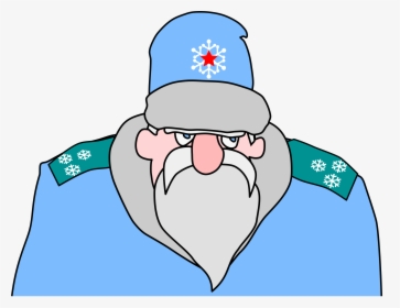 Russian Military Santa Claus - Russian Male Clipart, HD Png Download, Transparent PNG
