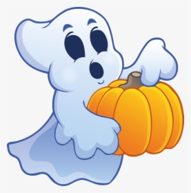 Transparent Cartoon Ghost Png - Halloween Clipart Transparent Background, Png Download, Transparent PNG