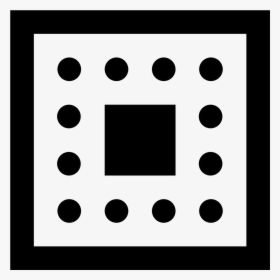 A Square With Slightly Rounded Corners, With A Smaller - Circle, HD Png Download, Transparent PNG