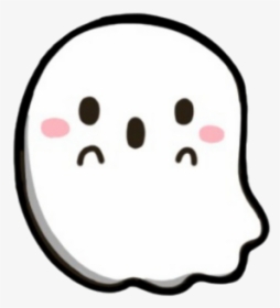 #ghost #cute #kawaii #halloween - Kawaii Ghost Cute Png, Transparent Png, Transparent PNG