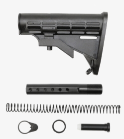 Ar Pistol Buffer Tube - Ar Collapsible Stock Buffer Tube, HD Png Download, Transparent PNG