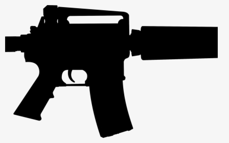 Free Ar 15 Guns Cliparts, Download Free Clip Art, Free - Ar 15 Silhouette Png, Transparent Png, Transparent PNG