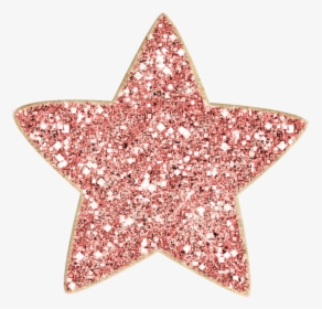 Dmogstad Timeflies Glitterstar Pink - Transparent Pink Glitter Stars, HD Png Download, Transparent PNG